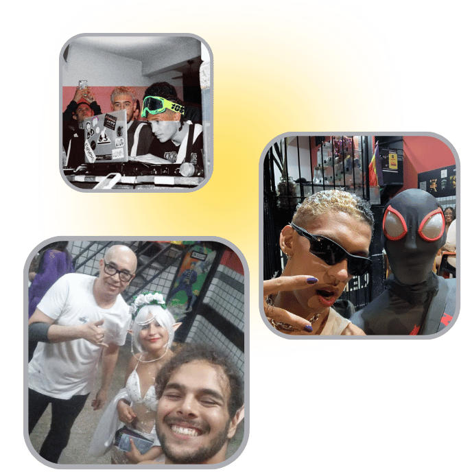 Imagem de clientes se divertindo no [Nome do Bar e Hamburgueria]